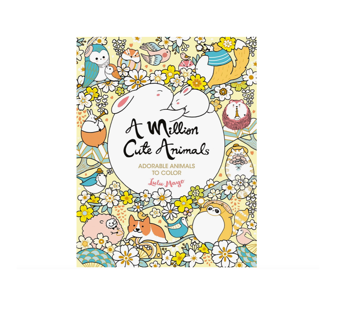 A Million Cute Animals Coloring Book | The Bungalow Market